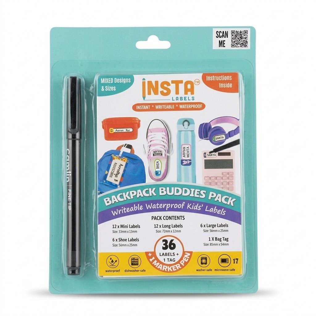 Backpack Buddies Pack- Insta Labels